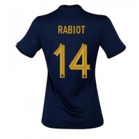 Fotballdrakt Dame Frankrike Adrien Rabiot #14 Hjemmedrakt VM 2022 Kortermet